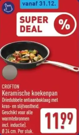 ALDI Crofton Keramische koekenpan aanbieding