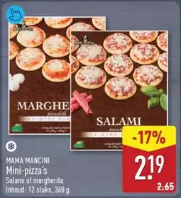 ALDI Mama mancini Mini-pizza's aanbieding