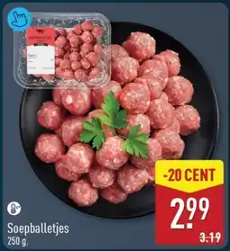 ALDI Soepballetjes aanbieding