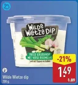 ALDI Wilde Wietze dip aanbieding