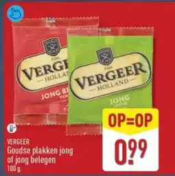 ALDI Vergeer Goudse plakken jong of jong belegen aanbieding