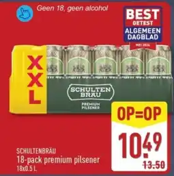 ALDI Schultenbräu 18-pack premium pilsener aanbieding