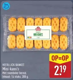 ALDI Heerlijck banket Mini-kano's aanbieding