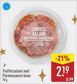 ALDI Truffelsalami met Parmezaanse kaas aanbieding