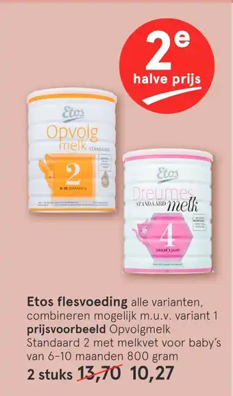 Etos Etos flesvoeding 800gram aanbieding