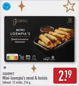 ALDI Gourmet Mini-loempia's eend & hoisin aanbieding