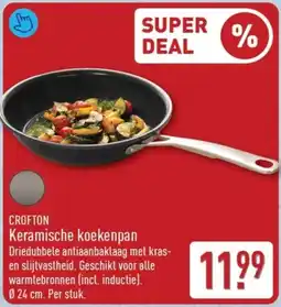 ALDI Crofton Keramische koekenpan aanbieding