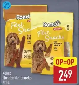 ALDI Romeo Hondenfiletsnacks aanbieding