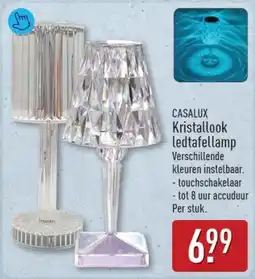 ALDI Casalux Kristallook ledtafellamp aanbieding