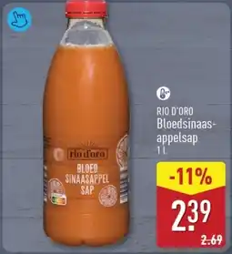 ALDI Rio d'oro Bloedsinaasappelsap aanbieding