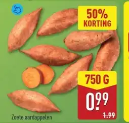 ALDI Zoete aardappelen aanbieding