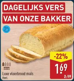 ALDI Luxe vloerbrood maïs aanbieding