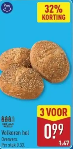 ALDI Volkoren bol aanbieding