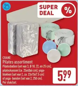 ALDI Crane Pilates assortiment aanbieding
