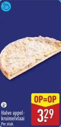 ALDI Halve appelkruimelvlaai aanbieding