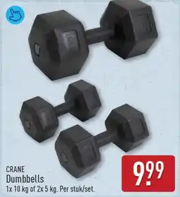 ALDI Crane Dumbbells aanbieding