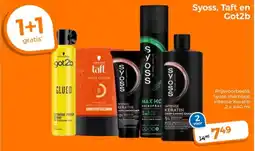 Trekpleister Syoss, Taft en Got2b aanbieding