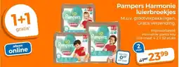 Trekpleister Pampers Harmonie luierbroekjes aanbieding