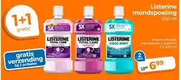 Trekpleister Listerine mondspoeling aanbieding