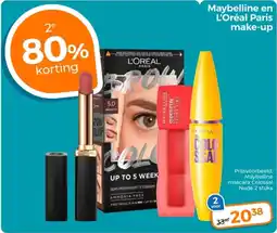 Trekpleister Maybelline en L'Oréal Paris make-up aanbieding