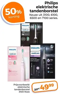 Trekpleister Philips elektrische tandenborstel aanbieding
