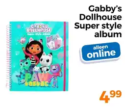 Trekpleister Gabby's Dollhouse Super style album aanbieding