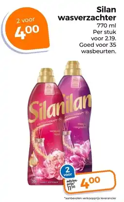 Trekpleister Silan wasverzachter aanbieding