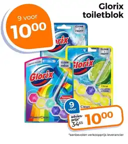 Trekpleister Glorix toiletblok aanbieding