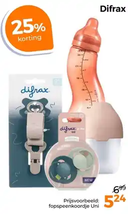 Trekpleister Difrax aanbieding