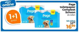 Trekpleister Page toiletpapier Compleet Schoon aanbieding