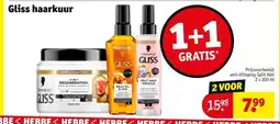 Kruidvat Gliss haarkuur aanbieding
