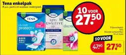 Kruidvat Tena enkelpak aanbieding