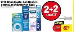 Kruidvat Oral-B tandpasta, handtandenborstel, mondwater en floss aanbieding