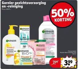 Kruidvat Garnier gezichtsverzorging en reiniging aanbieding
