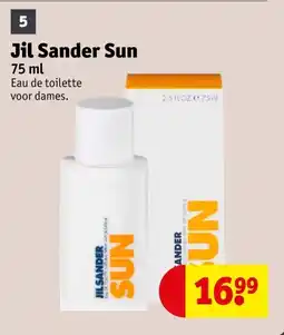 Kruidvat Jil Sander Sun aanbieding