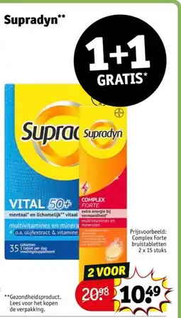 Kruidvat Supradyn aanbieding