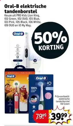 Kruidvat Oral-B elektrische tandenborstel aanbieding