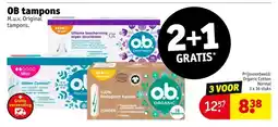 Kruidvat OB tampons aanbieding