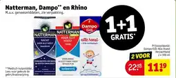 Kruidvat Natterman, Dampo en Rhino aanbieding