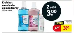 Kruidvat Kruidvat mondwater en mondspray aanbieding