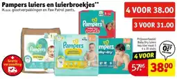 Kruidvat Pampers luiers en luierbroekjes aanbieding