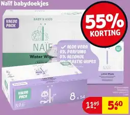 Kruidvat Naïf babydoekjes aanbieding