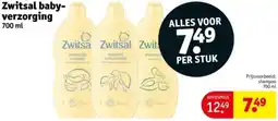 Kruidvat Zwitsal babyverzorging aanbieding