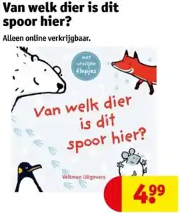 Kruidvat Van welk dier is dit spoor hier? aanbieding