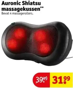 Kruidvat Auronic Shiatsu massagekussen aanbieding