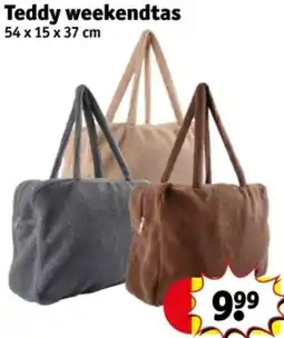Kruidvat Teddy weekendtas aanbieding