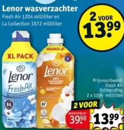 Kruidvat Lenor wasverzachter aanbieding