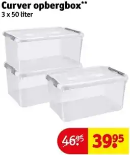 Kruidvat Curver opbergbox aanbieding