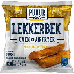 Dekamarkt Puuur visch Lekkerbek oven & airfryer aanbieding