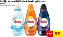 Kruidvat Robijn wasmiddel Klein & Krachtig Classics aanbieding